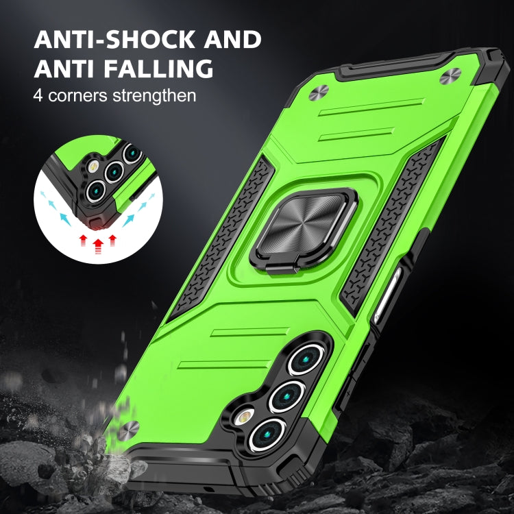 For Samsung Galaxy A13 5G Magnetic Armor TPU + PC Holder Phone Case