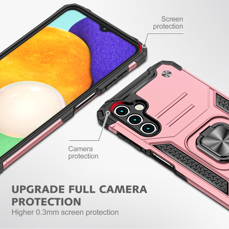 For Samsung Galaxy A13 5G Magnetic Armor TPU + PC Holder Phone Case