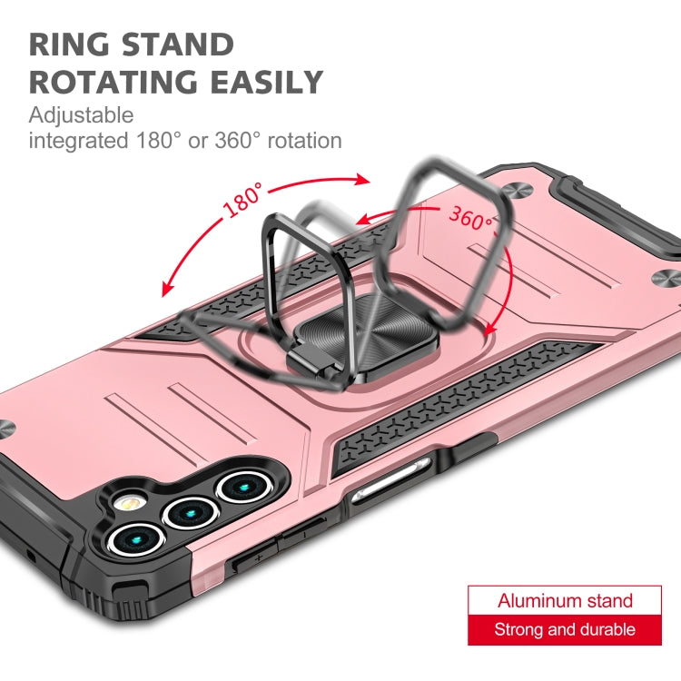 For Samsung Galaxy A13 5G Magnetic Armor TPU + PC Holder Phone Case