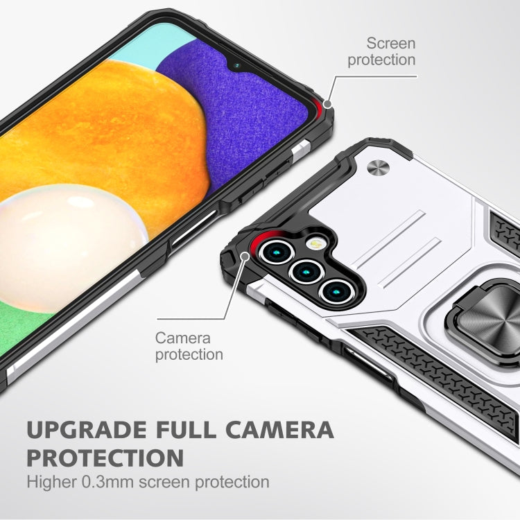 For Samsung Galaxy A13 5G Magnetic Armor TPU + PC Holder Phone Case