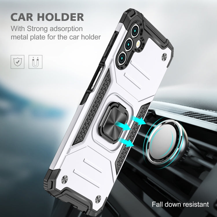 For Samsung Galaxy A13 5G Magnetic Armor TPU + PC Holder Phone Case