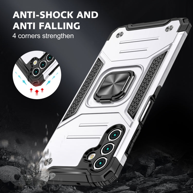 For Samsung Galaxy A13 5G Magnetic Armor TPU + PC Holder Phone Case