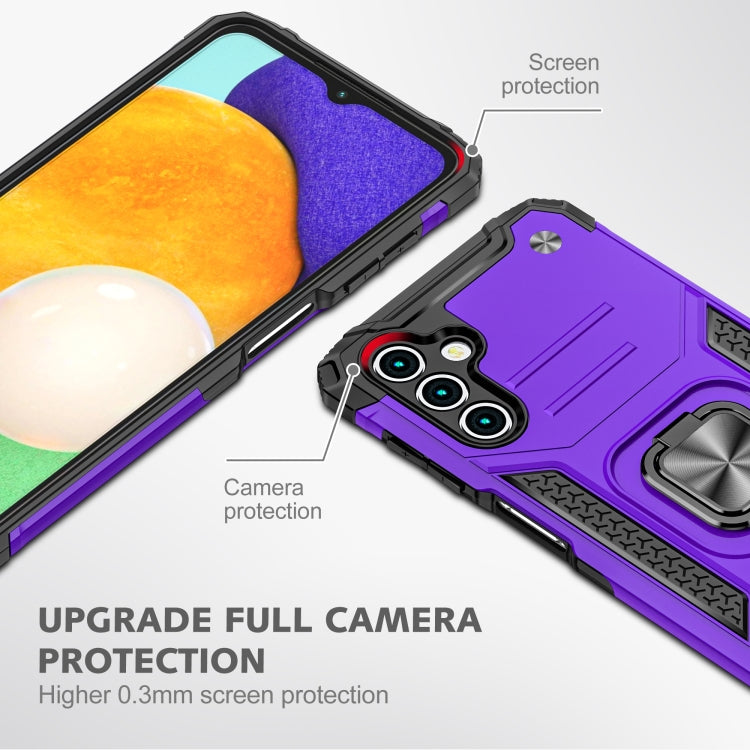 For Samsung Galaxy A13 5G Magnetic Armor TPU + PC Holder Phone Case