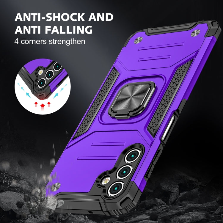 For Samsung Galaxy A13 5G Magnetic Armor TPU + PC Holder Phone Case