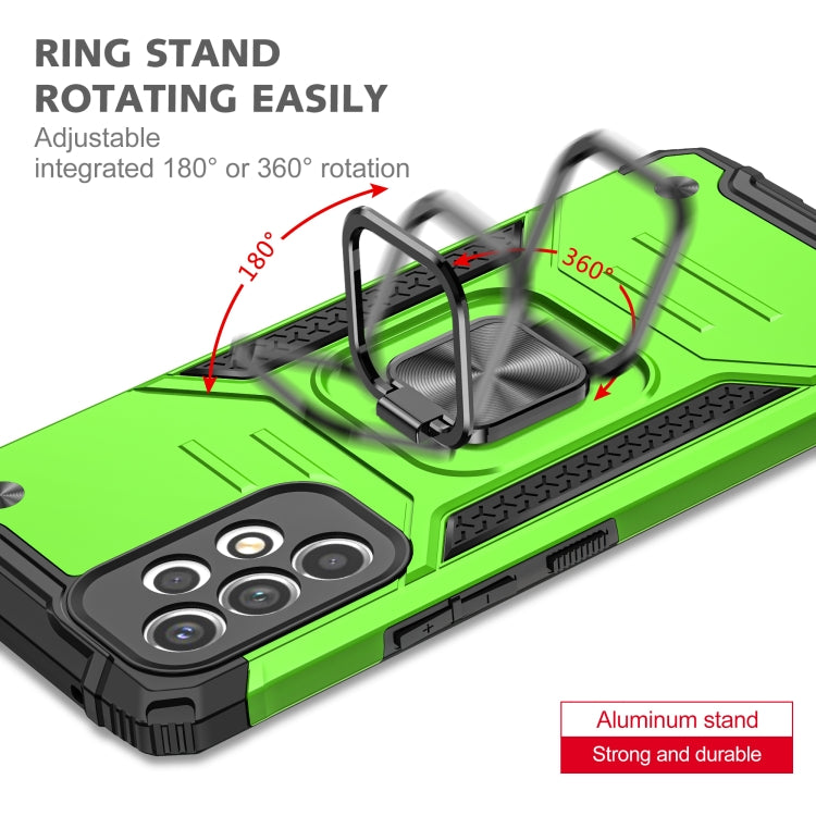 For Samsung Galaxy A33 5G Magnetic Armor TPU + PC Holder Phone Case