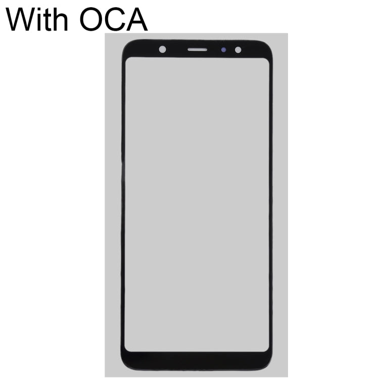 For Samsung Galaxy A6+ Front Screen Outer Glass Lens with OCA Optically Clear Adhesive