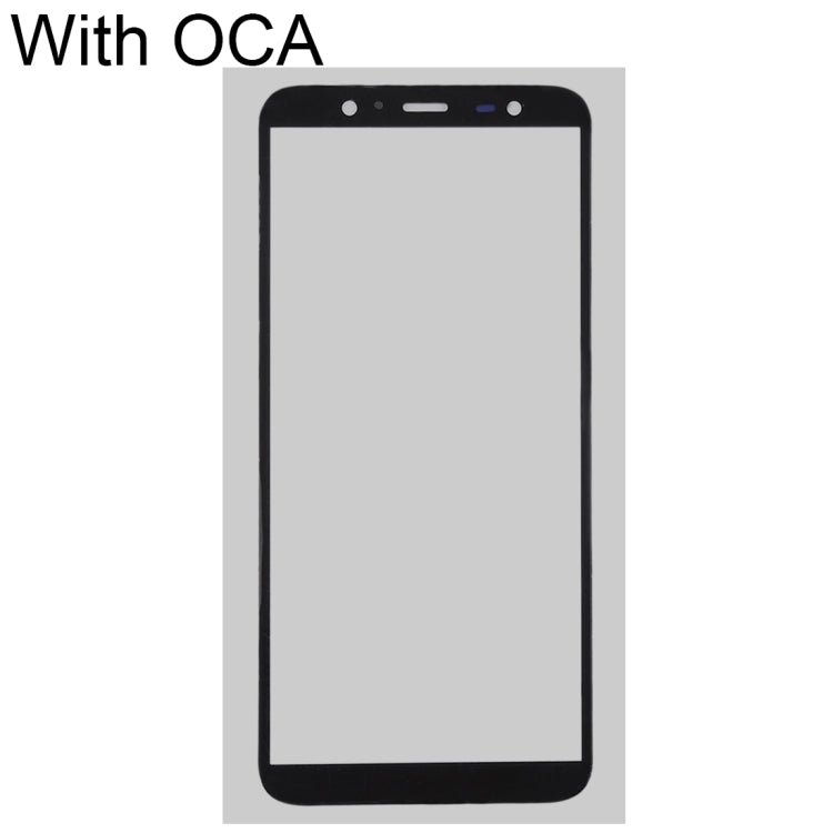 For Samsung Galaxy J8 / J810 Front Screen Outer Glass Lens with OCA Optically Clear Adhesive