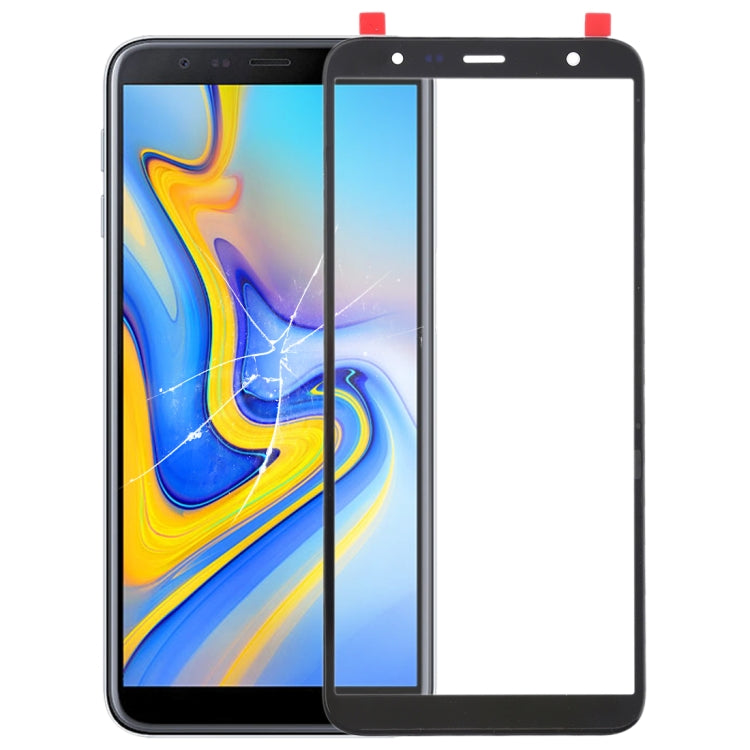 For Samsung Galaxy J4+ / J6+ Front Screen Outer Glass Lens with OCA Optically Clear Adhesive