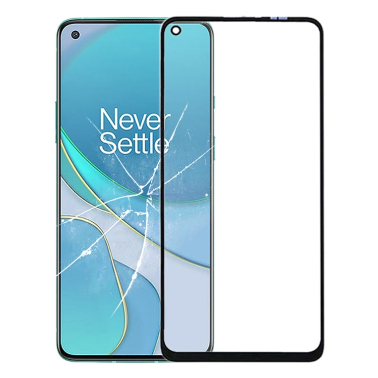 For OnePlus 8T Front Screen Outer Glass Lens with OCA Optically Clear Adhesive