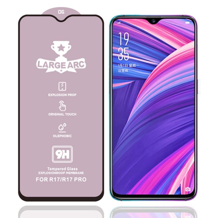 For OPPO R17 Pro 9H HD High Alumina Full Screen Tempered Glass Film