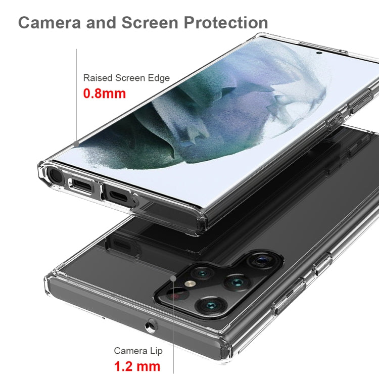 For Samsung Galaxy S22 Ultra 5G Shockproof Scratchproof TPU + Acrylic Phone Case