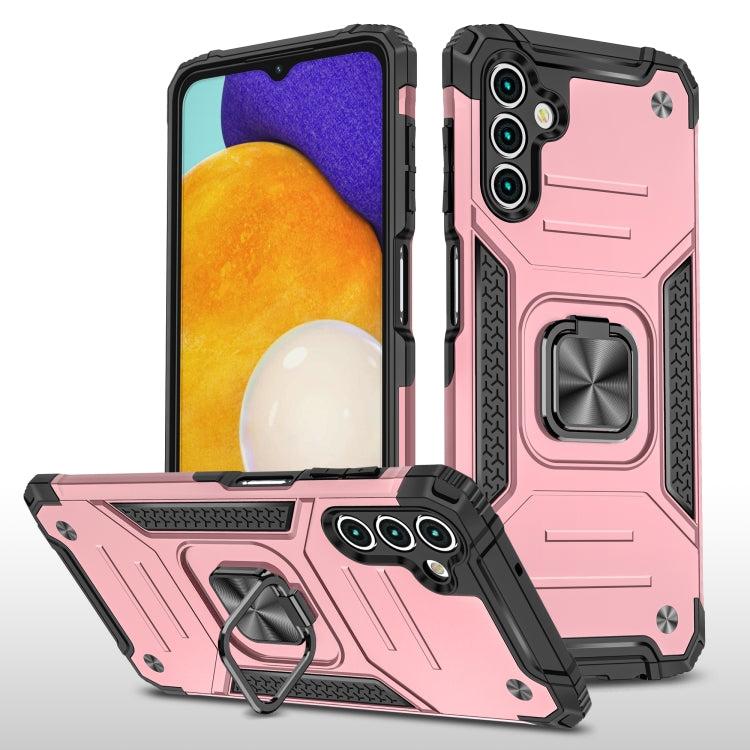 Magnetic Armor Shockproof TPU + PC Phone Case with Metal Ring Holder For Samsung Galaxy A13 5G