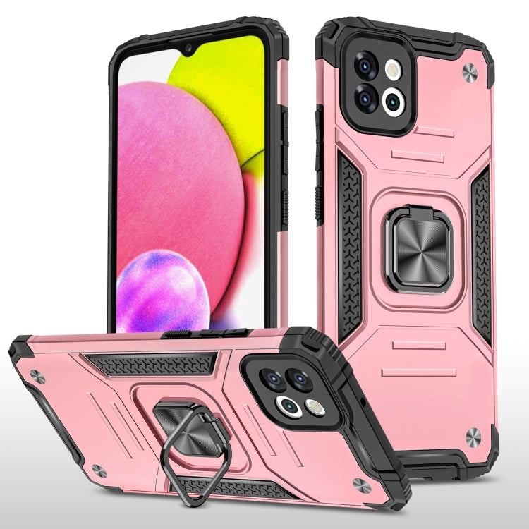 For Samsung Galaxy A03 166mm Magnetic Armor TPU + PC Holder Phone Case