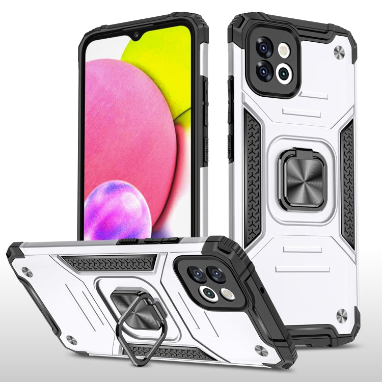 For Samsung Galaxy A03 166mm Magnetic Armor TPU + PC Holder Phone Case