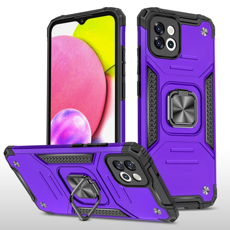 For Samsung Galaxy A03 166mm Magnetic Armor TPU + PC Holder Phone Case