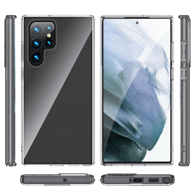 For Samsung Galaxy S22 Ultra 5G High Transparent TPU Shockproof Phone Case