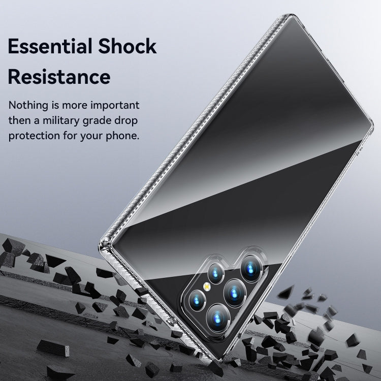 For Samsung Galaxy S22 Ultra 5G High Transparent TPU Shockproof Phone Case