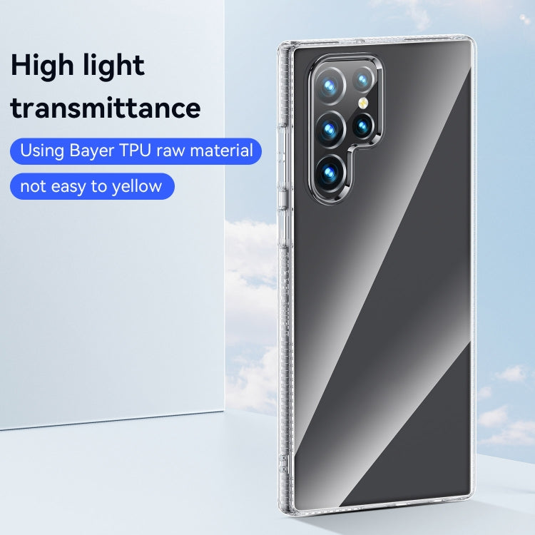 For Samsung Galaxy S22 Ultra 5G High Transparent TPU Shockproof Phone Case