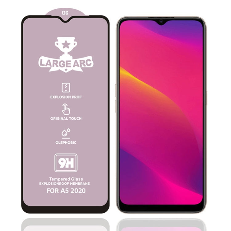 For OPPO A5 (2020) 25 PCS 9H HD High Alumina Full Screen Tempered Glass Film