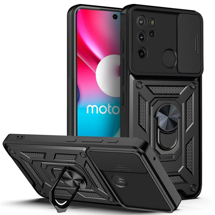 For Motorola Moto G60S Sliding Camera Cover TPU+PC Phone Case