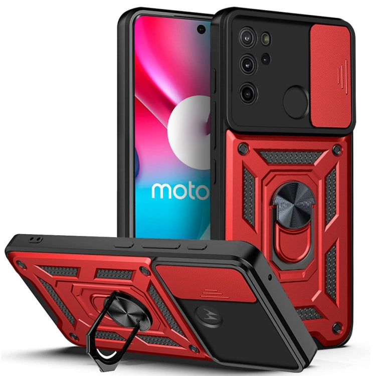 For Motorola Moto G60S Sliding Camera Cover TPU+PC Phone Case