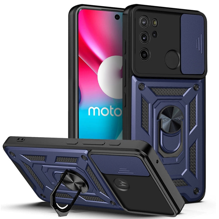 For Motorola Moto G60S Sliding Camera Cover TPU+PC Phone Case