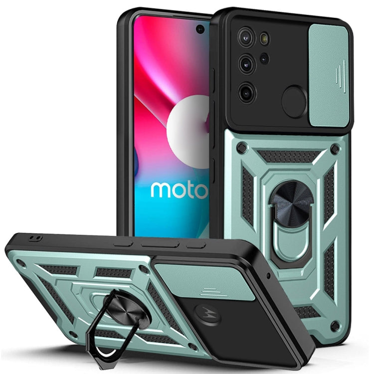 For Motorola Moto G60S Sliding Camera Cover TPU+PC Phone Case
