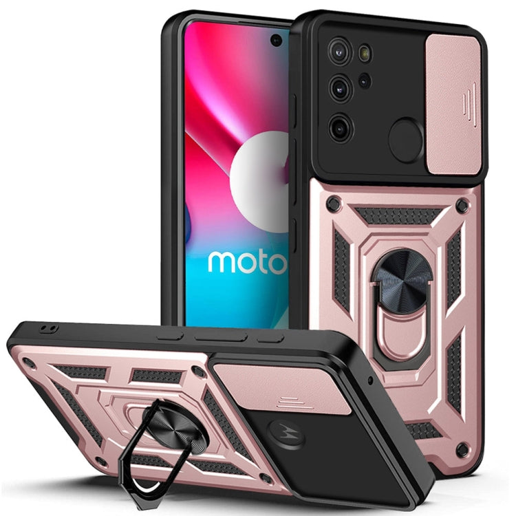 For Motorola Moto G60S Sliding Camera Cover TPU+PC Phone Case