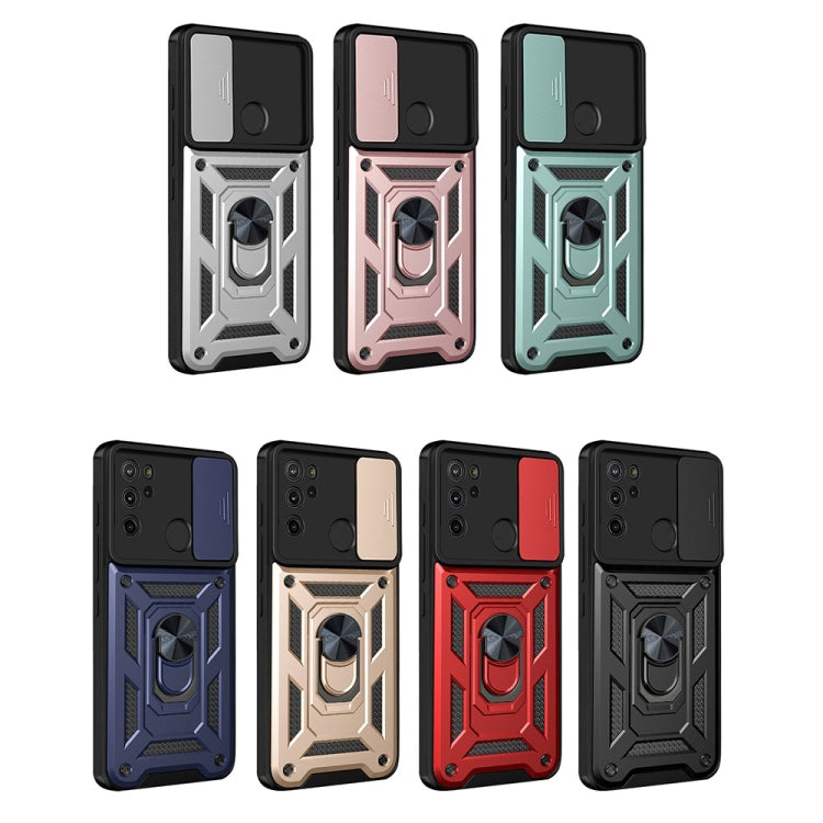For Motorola Moto G60S Sliding Camera Cover TPU+PC Phone Case