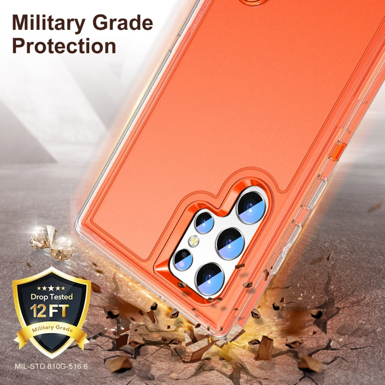 For Samsung Galaxy S22 Ultra 5G 3 in 1 Rugged Holder Phone Case