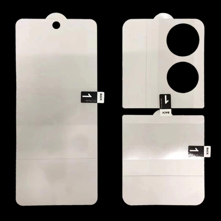 25 PCS Full Screen Protector Explosion-proof Hydrogel Film For Huawei P50 Pocket (Front + Back Film)