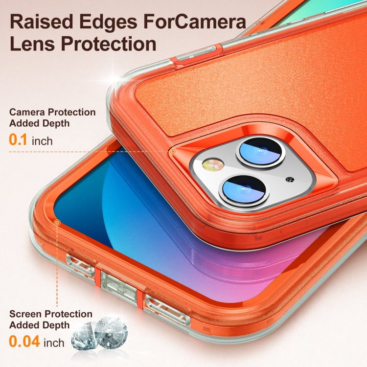 For iPhone 13 mini 3 in 1 Rugged Holder Phone Case