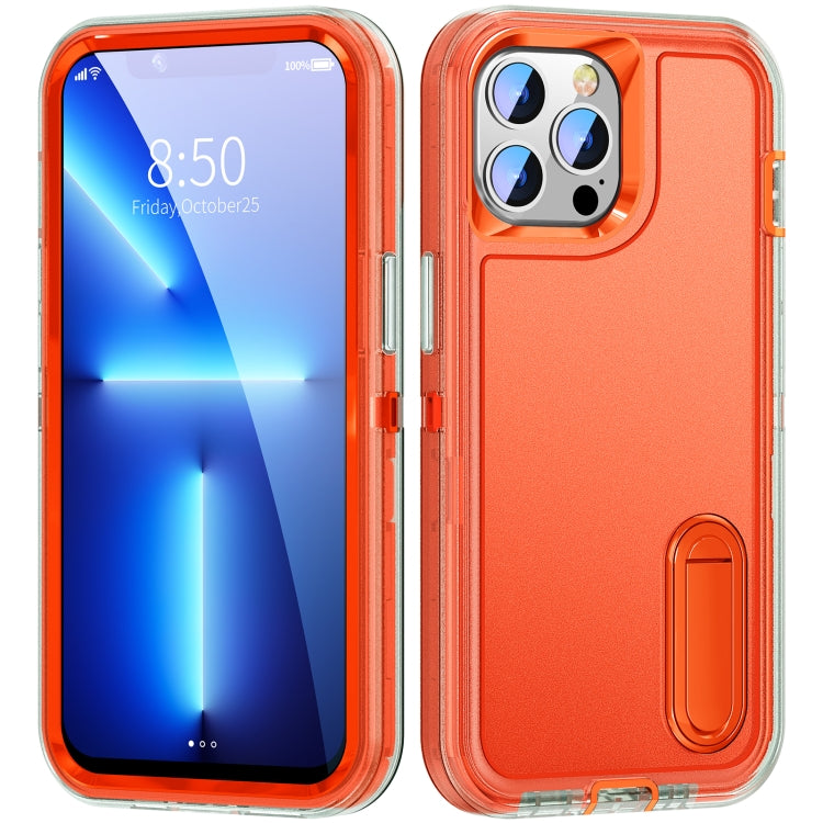 For iPhone 12 Pro Max 3 in 1 Rugged Holder Phone Case