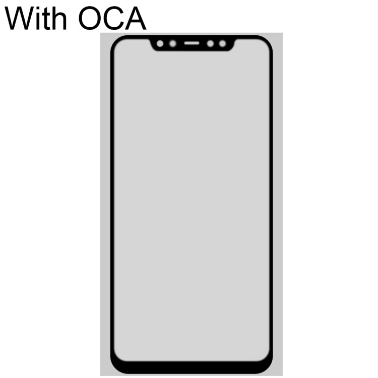 Front Screen Outer Glass Lens with OCA Optically Clear Adhesive for Xiaomi Mi 8