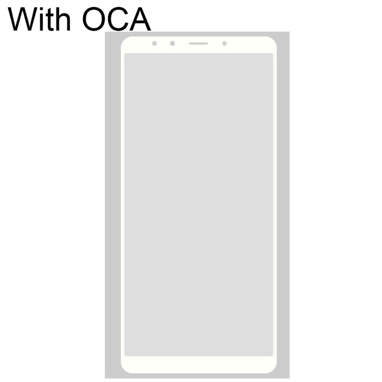 Front Screen Outer Glass Lens with OCA Optically Clear Adhesive for Xiaomi Mi 6X