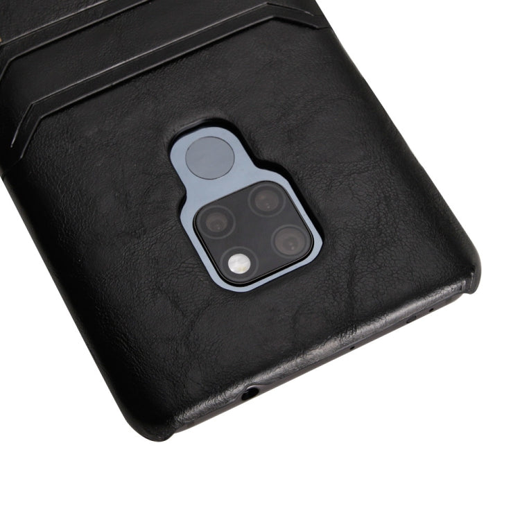 For Huawei Mate 20 X Calf Texture PU + PC Protective Case with Card Slots