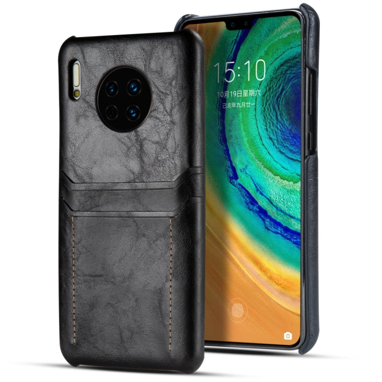 For Huawei Mate 30 Calf Texture PU + PC Protective Case with Card Slots