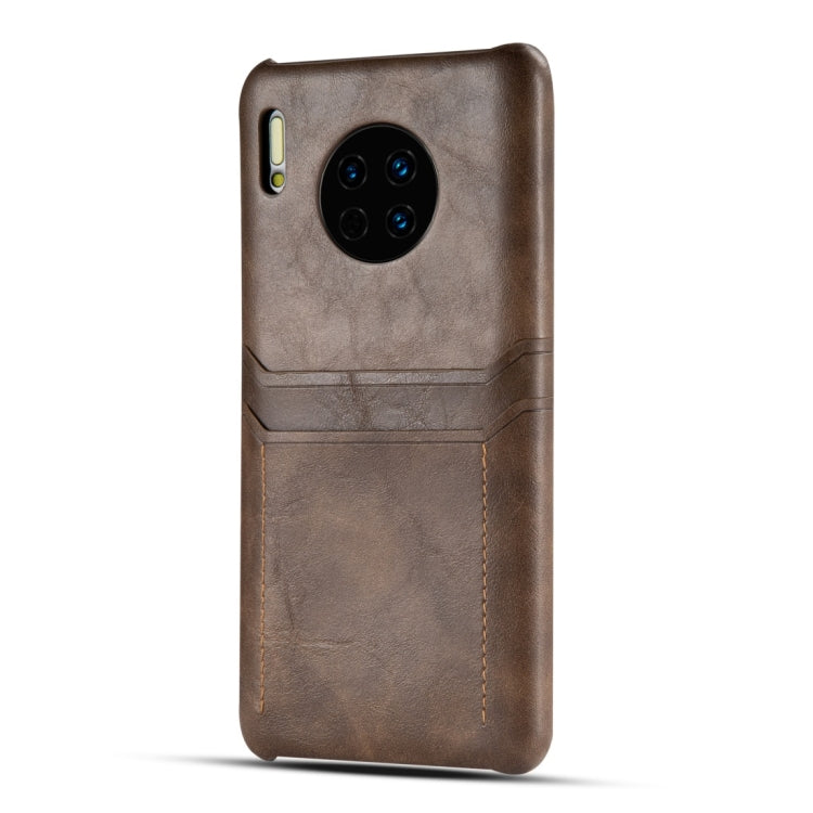 For Huawei Mate 30 Calf Texture PU + PC Protective Case with Card Slots