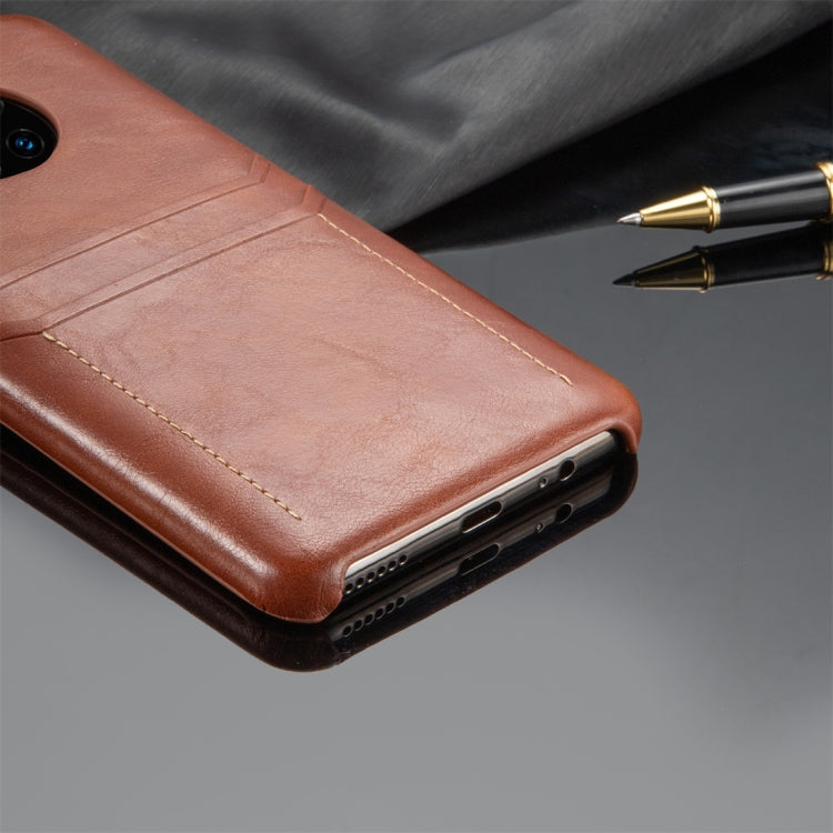 For Huawei Mate 30 Calf Texture PU + PC Protective Case with Card Slots