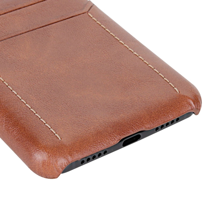 For Huawei P20 Pro Calf Texture PU + PC Protective Case with Card Slots