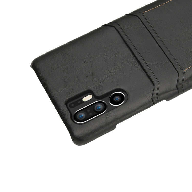 For Huawei P30 Pro Calf Texture PU + PC Protective Case with Card Slots