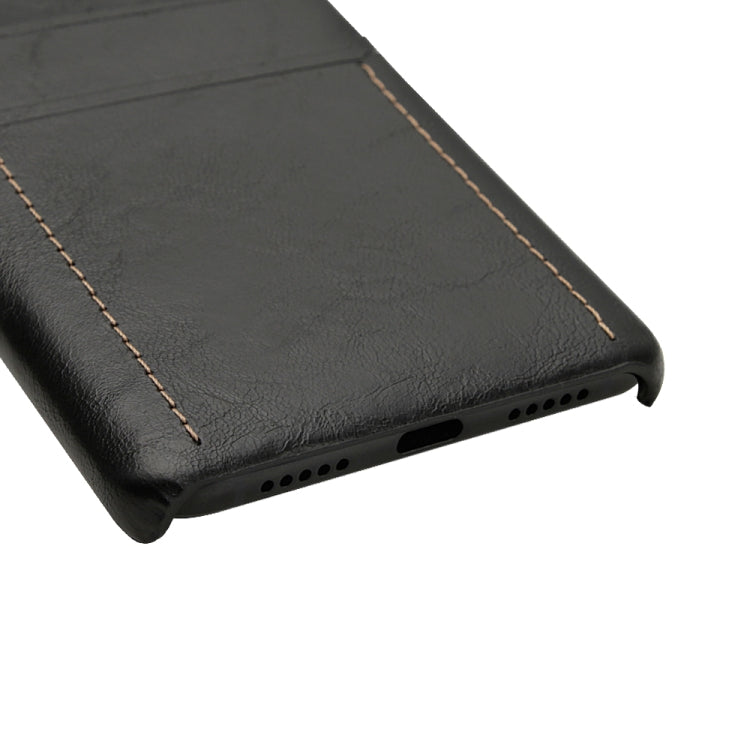 For Huawei P30 Pro Calf Texture PU + PC Protective Case with Card Slots