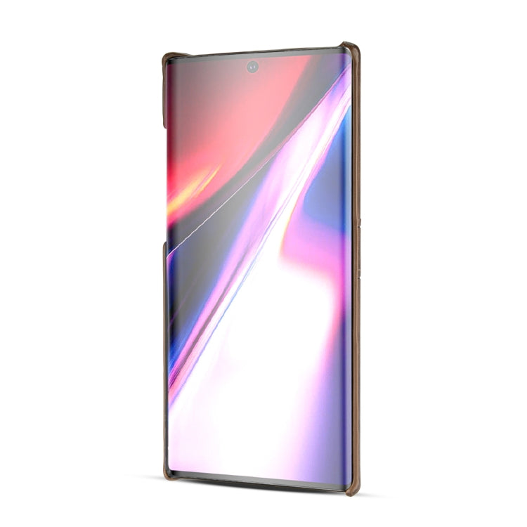For Galaxy Note 10 Calf Texture PU + PC Protective Case with Card Slots