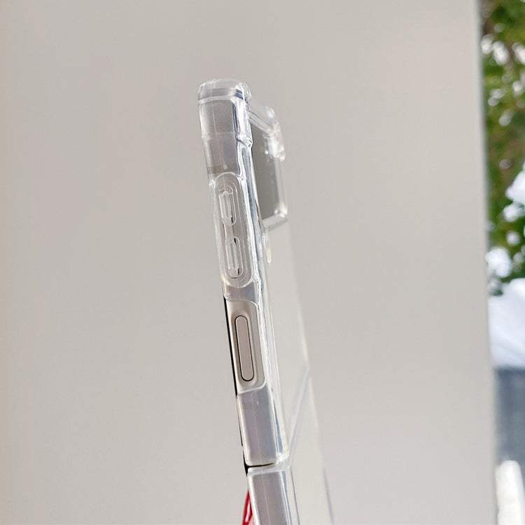 For Samsung Galaxy Z Flip3 5G Transparent TPU Shockproof Phone Case