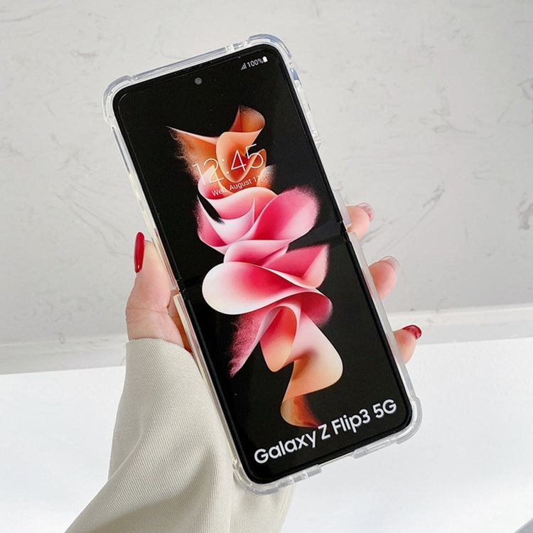 For Samsung Galaxy Z Flip3 5G Transparent TPU Shockproof Phone Case