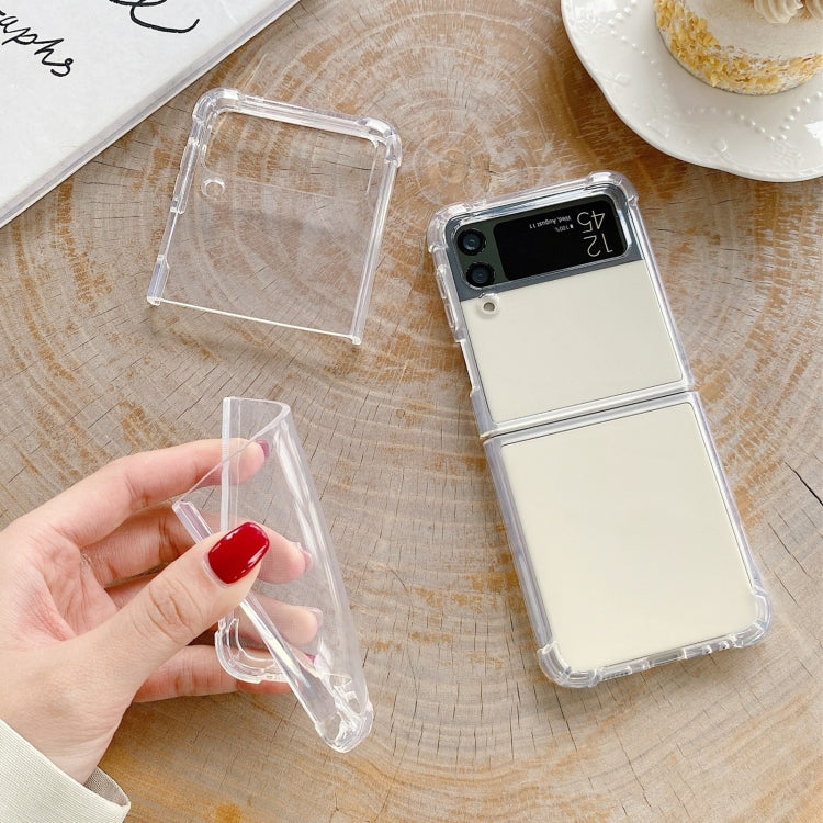 For Samsung Galaxy Z Flip3 5G Transparent TPU Shockproof Phone Case