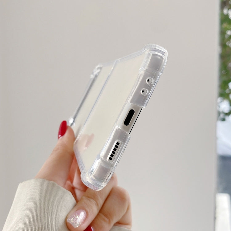 For Samsung Galaxy Z Flip4 Transparent TPU Shockproof Phone Case (Transparent)