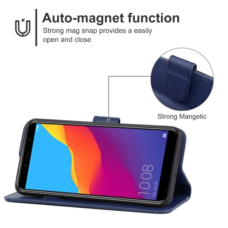 Leather Phone Case For Honor 7A Pro
