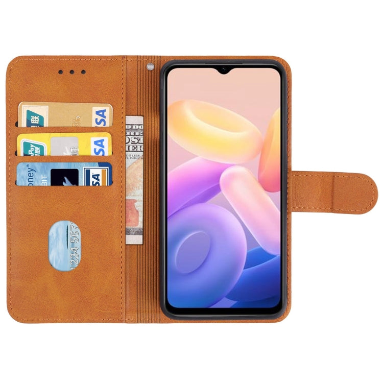 Leather Phone Case For vivo Y55s 5G