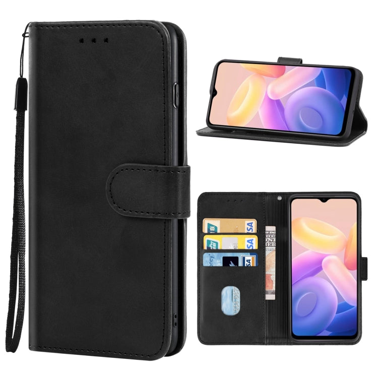 Leather Phone Case For vivo Y55s 5G